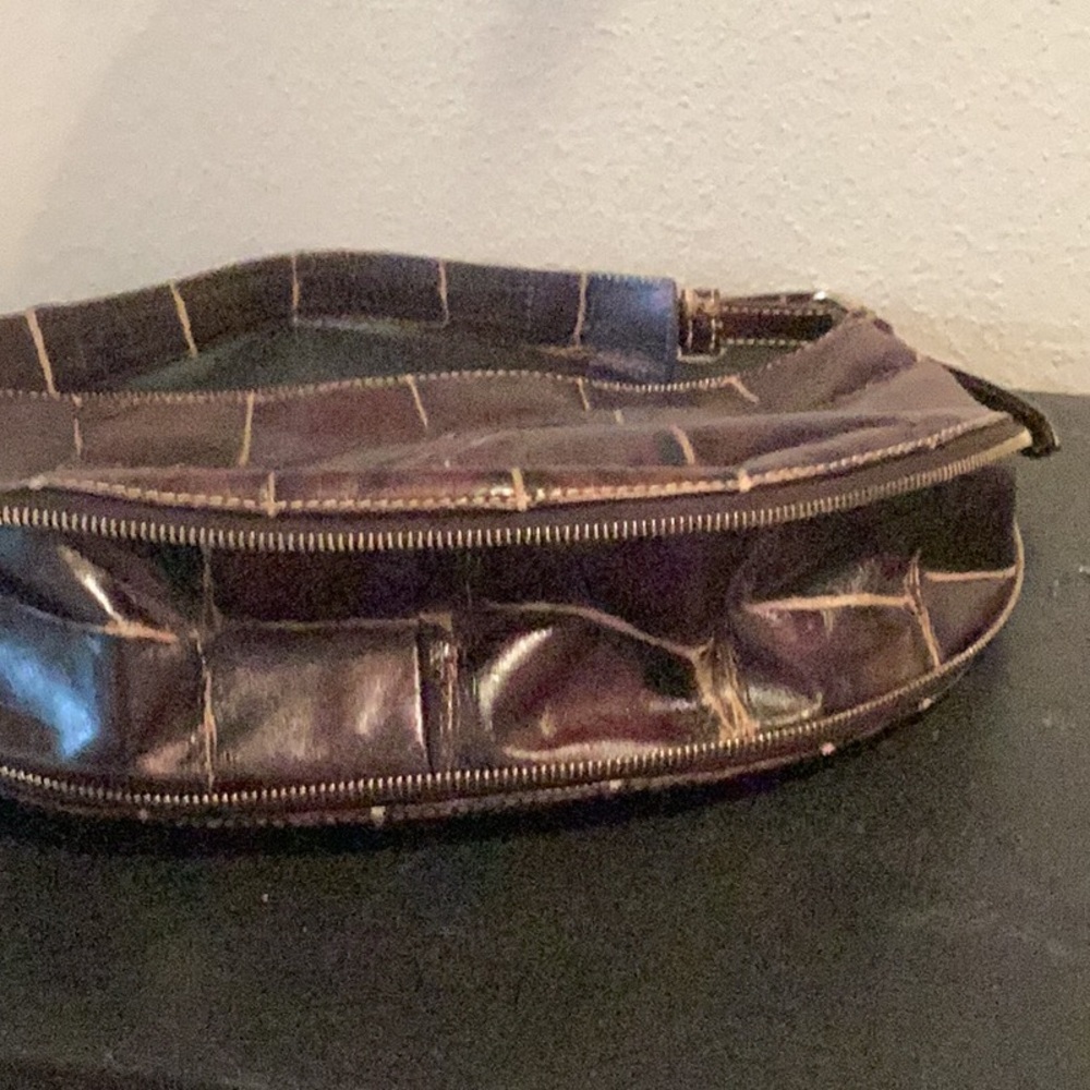 NEW Dooney & Bourke Large Luna Bag from the Nile Collection, Shoulder Bag, Brown - Picture 6 of 8